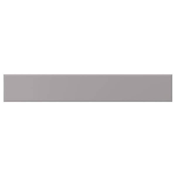BODBYN Drawer front, grey, 76x13 cm