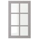 Option: BODBYN Glass door, grey, 46x76 cm