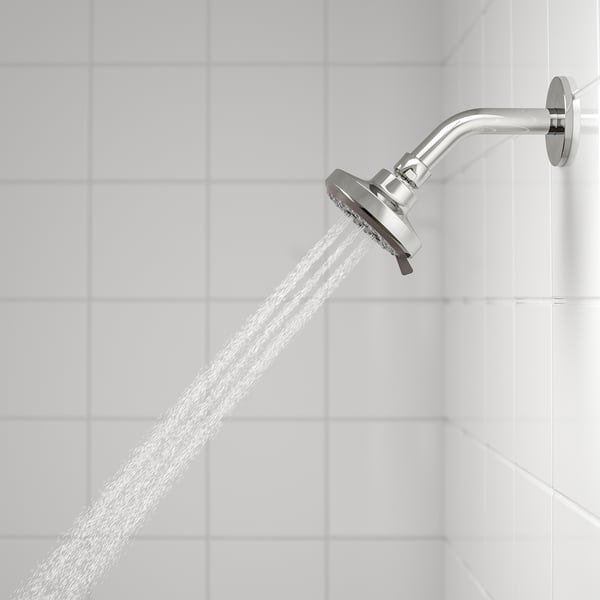 BROGRUND Bath/shwr set w thermostatic mixer, chrome-plated