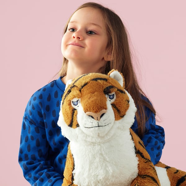 DJUNGELSKOG Soft toy, tiger