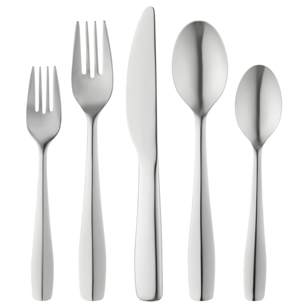 DOFTSAM 20-piece cutlery set, stainless steel