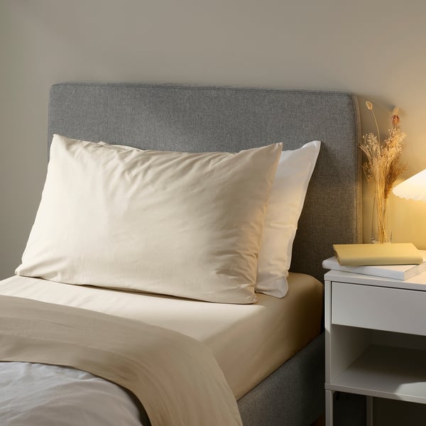 DVALA Sheet set, beige, Twin