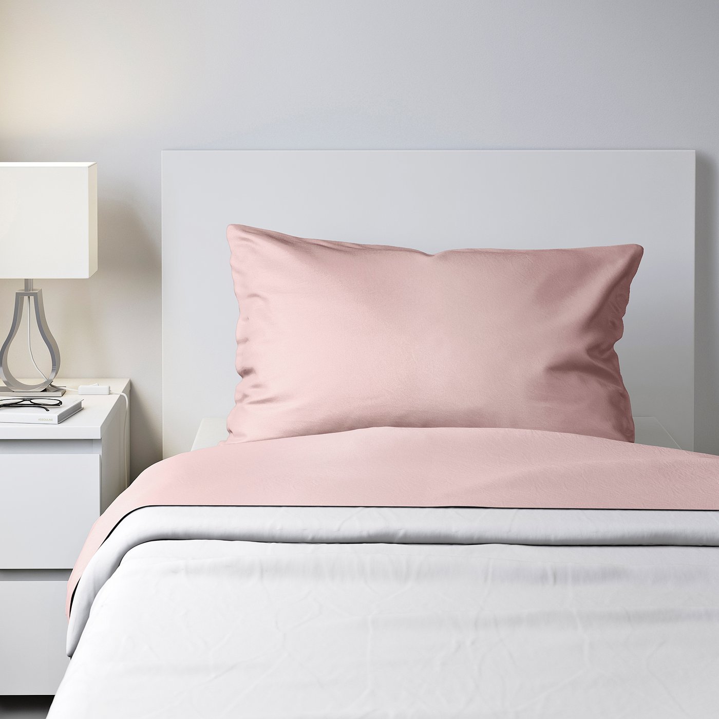Dvala Sheet Set Light Pink Ikea