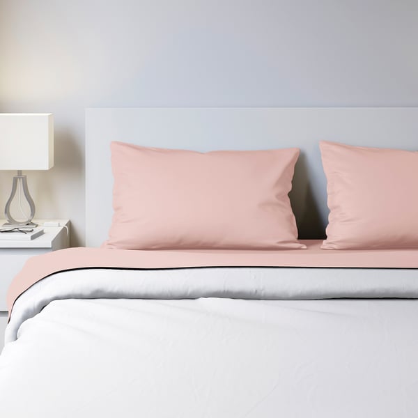 Dvala Sheet Set Light Pink Full Double Ikea