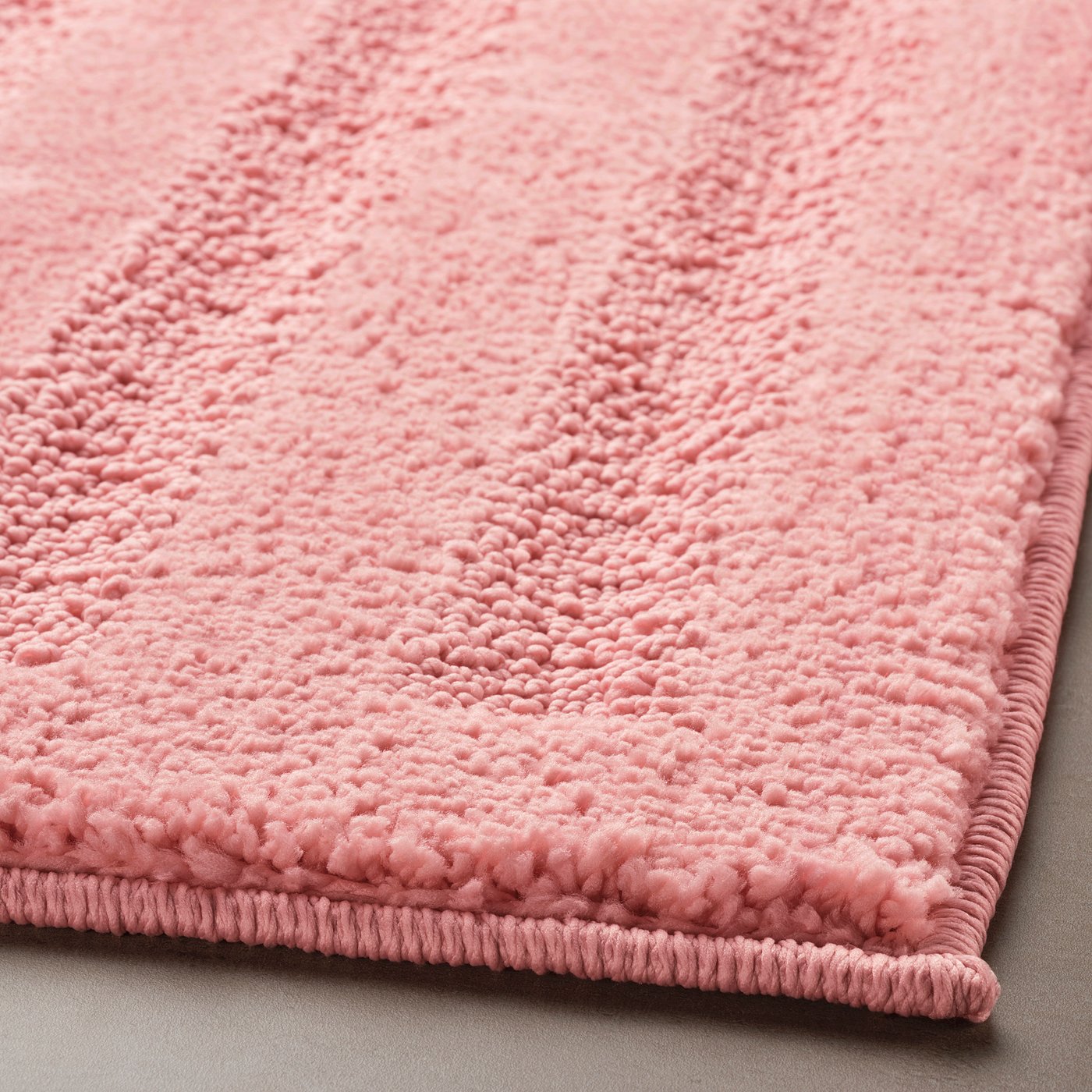 EMTEN Bath mat, light pink, 50x80 cm IKEA