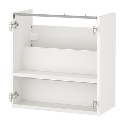 ENHET Base cb f washbasin w shelf, white, 61x30x61 cm