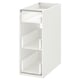 Option: ENHET Base cb w 3 drawers, white, 30x61x76 cm