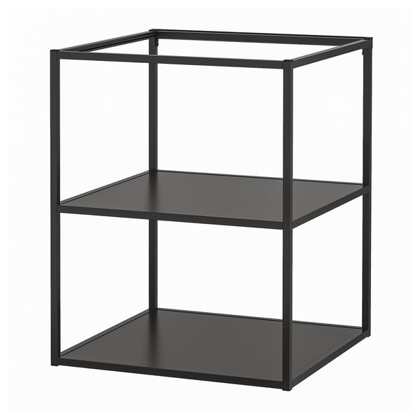 ENHET Base fr w shelves, anthracite, 61x61x76 cm