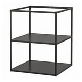 ENHET Base fr w shelves, anthracite, 61x61x76 cm