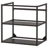 ENHET Base frame for washbasin, anthracite, 61x46x61 cm