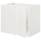 ENHET Corner base cabinet with shelf/door, white