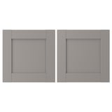 ENHET Door, grey frame, 38x38 cm