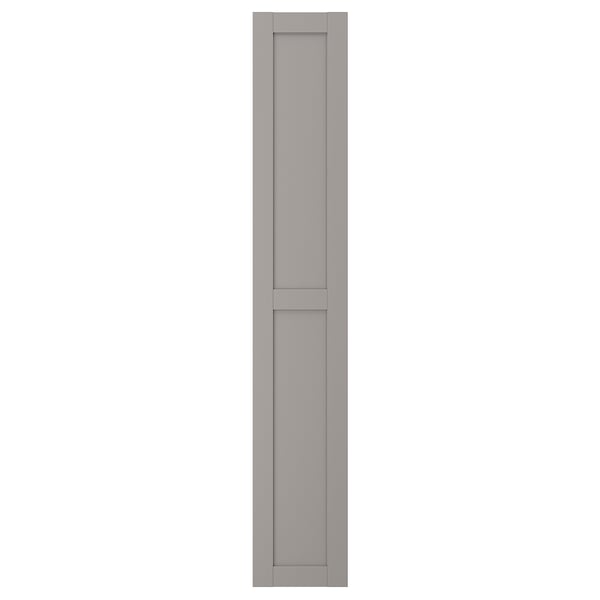 ENHET Door, grey frame, 31x183 cm
