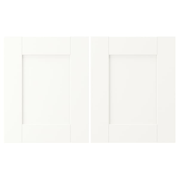 ENHET Door, white frame, 31x38 cm