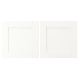 ENHET Door, white frame, 38x38 cm