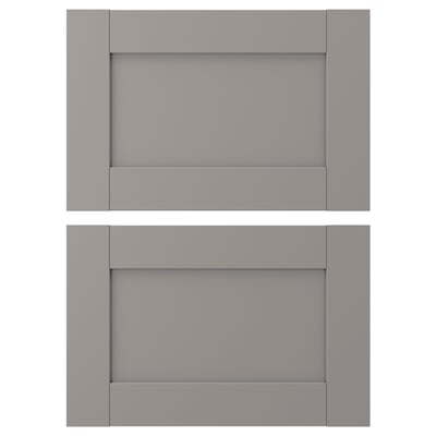 ENHET Drawer front, grey frame, 46x31 cm
