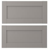 ENHET Drawer front, grey frame, 61x31 cm