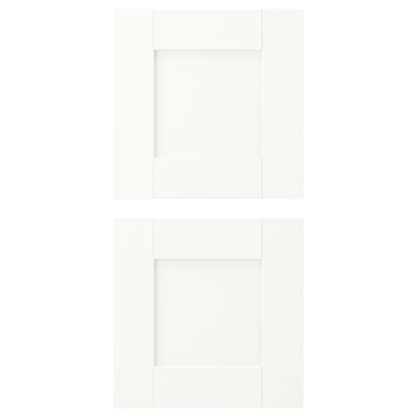 ENHET Drawer front, white frame, 31x31 cm