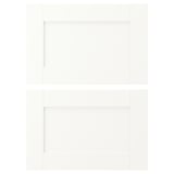 ENHET Drawer front, white frame, 46x31 cm