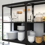 ENHET Hanging shelf insert, anthracite, 25x28x15 cm
