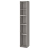 ENHET High cb w 4 shelves, grey, 30x30x183 cm