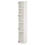 ENHET High cb w 4 shelves, white, 31x31x183 cm