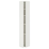 ENHET High cb with 1 door, white/white frame, 30x32x183 cm