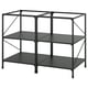 ENHET Kitchen island frame with shelves