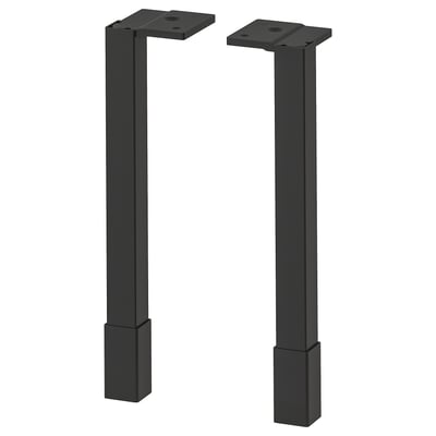 ENHET Legs f cabinet, anthracite, 20.3 cm