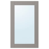ENHET Mirror door, grey frame, 45x76 cm