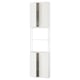 Option: ENHET Storage combination, white/white frame, 61x17x229 cm