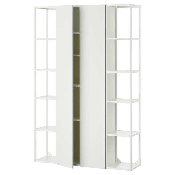 ENHET Storage combination, white, 122x32x183 cm