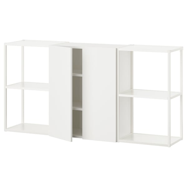 ENHET Storage combination, white, 152x32x76 cm