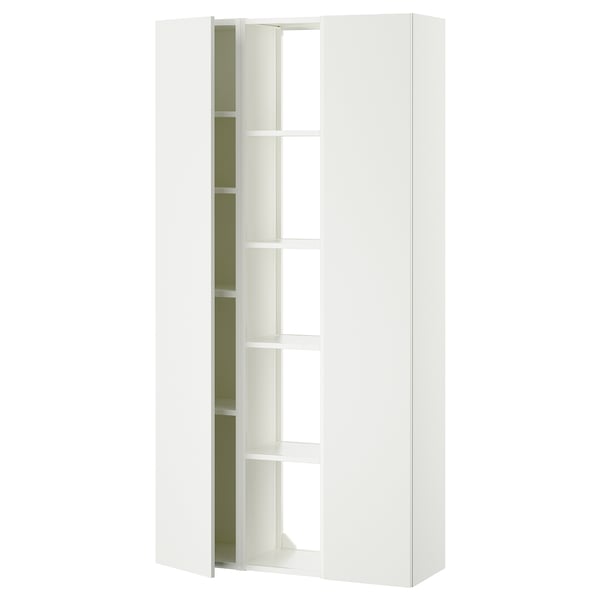 ENHET Storage combination, white, 91x32x183 cm