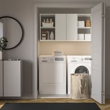 ENHET Storage combination, white, 152x32x76 cm