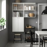 ENHET Storage combination, white, 122x32x152 cm