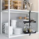 ENHET Swivel shelf, anthracite, 41x20 cm