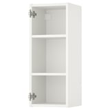 ENHET Wall cb w 2 shelves, white, 30x30x76 cm
