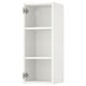Option: ENHET Wall cb w 2 shelves, white, 30x30x76 cm