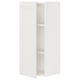 ENHET Wall cb w 2 shlvs/door, white/white frame, 30x32x76 cm