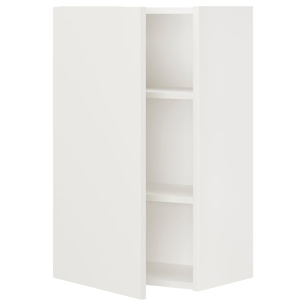 ENHET Wall cb w 2 shlvs/door, white, 46x32x76 cm