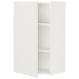 ENHET Wall cb w 2 shlvs/door, white, 46x32x76 cm