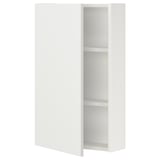 ENHET Wall cb with 1 door, white, 46x17x76 cm