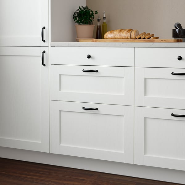 ENKÖPING Drawer front, white wood effect, 46x25 cm
