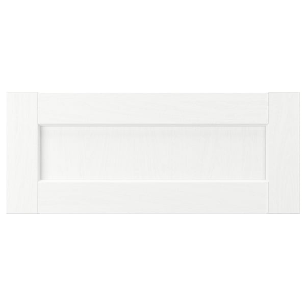 ENKÖPING Drawer front, white wood effect, 61x25 cm