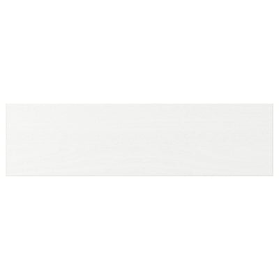 ENKÖPING white cabinet panel, wood-like texture, 25yr guarantee.