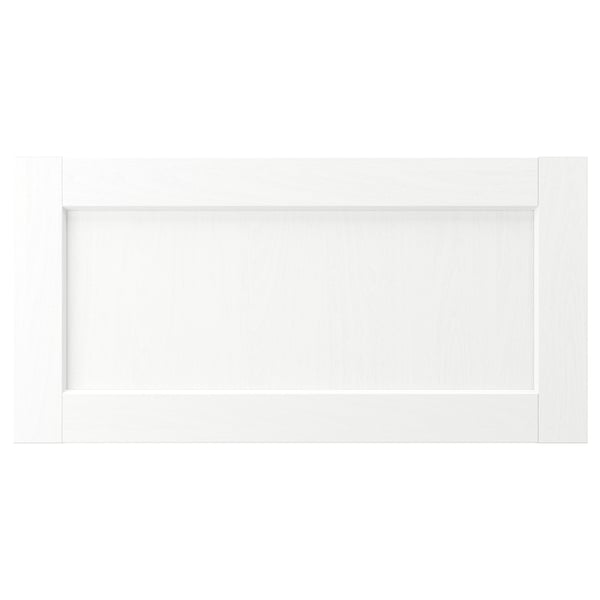 ENKÖPING Drawer front, white wood effect, 76x38 cm
