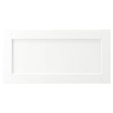 ENKÖPING Drawer front, white wood effect, 76x38 cm