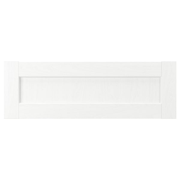 ENKÖPING Drawer front, white wood effect, 76x25 cm