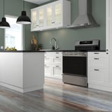 ENKÖPING Drawer front, white wood effect, 46x25 cm
